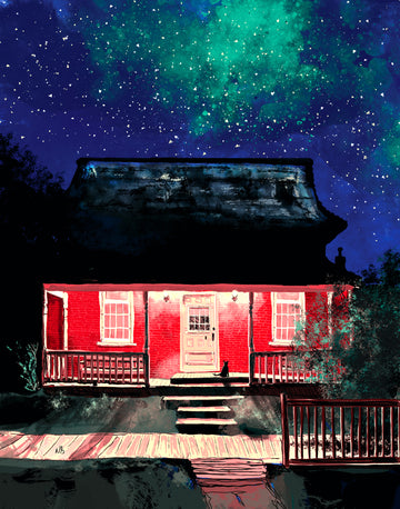 Lost Kitty digital art print by Nathan Gowsell Creative