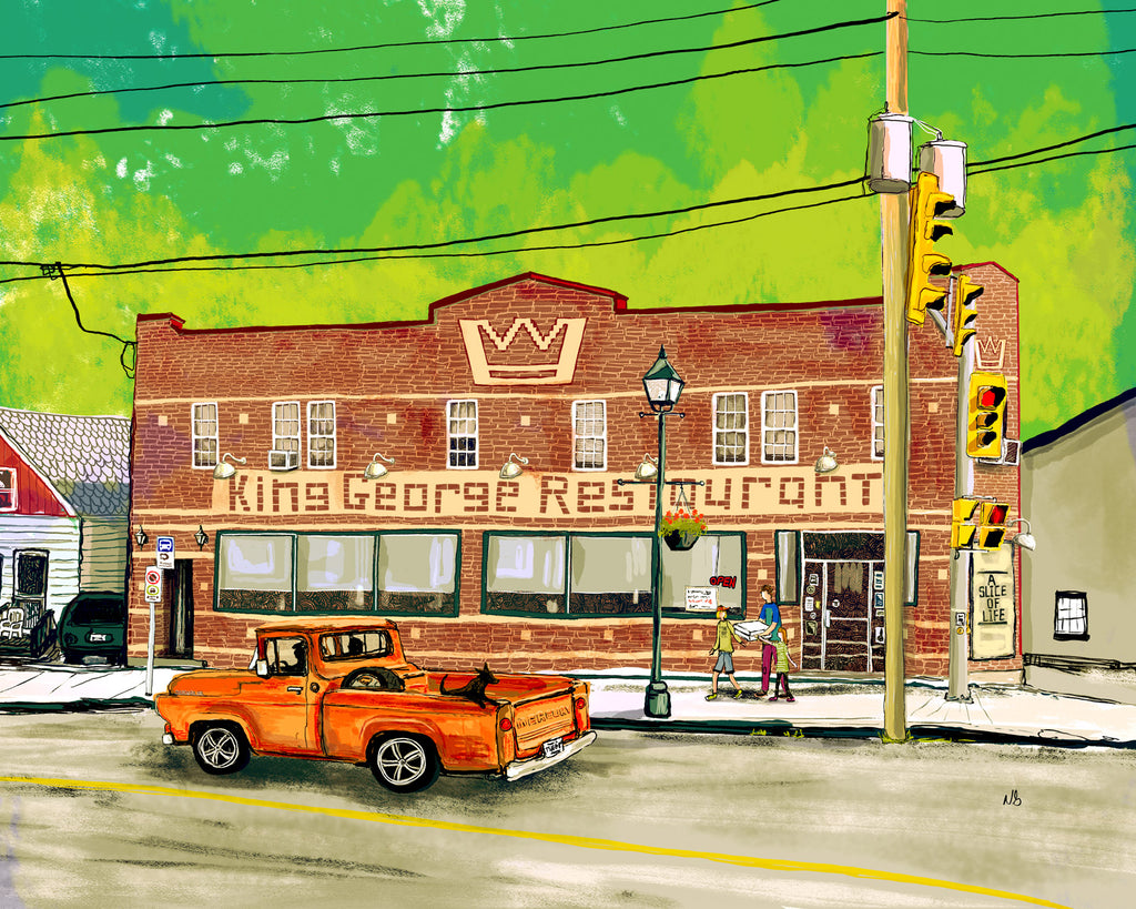 A Slice of Life digital art print by Nathan Gowsell Creative