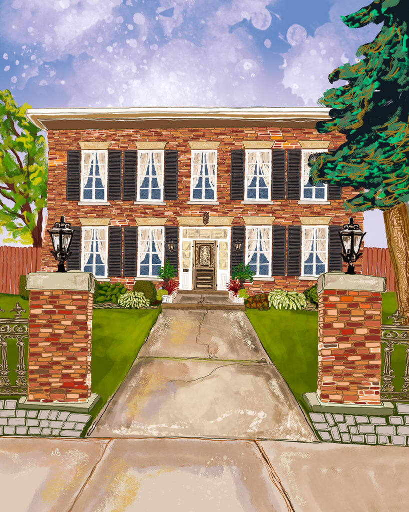 Chesley's Inn digital art print by Nathan Gowsell Creative