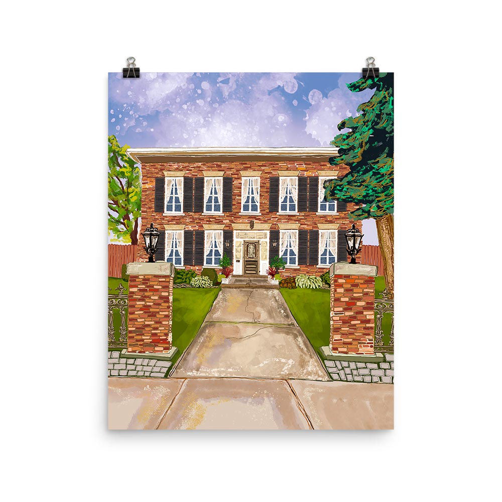 16x20 Chesley's Inn Artwork by Nathan Gowsell Creative