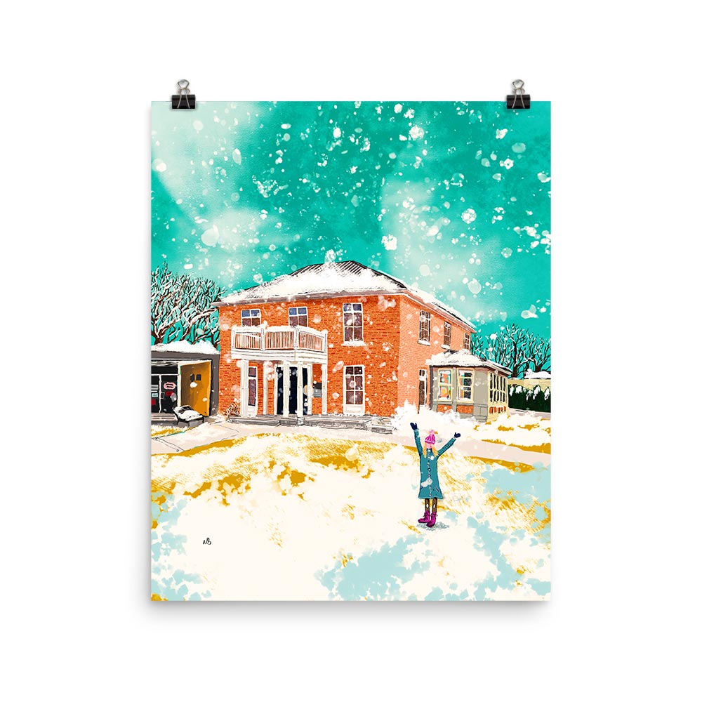 16x20 Let it Snow Artwork by Nathan Gowsell Creative