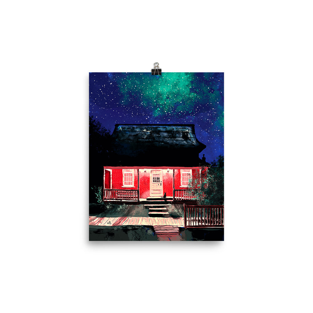 8x10 Lost Kitty Artwork by Nathan Gowsell Creative