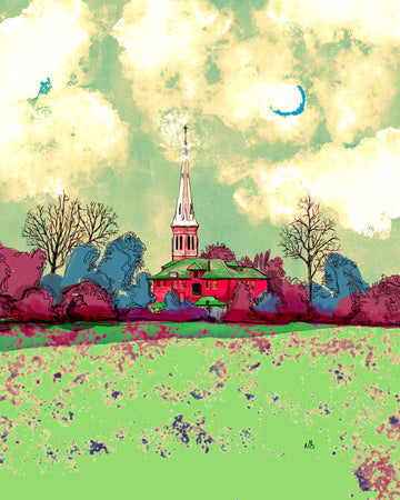 St. Andrews West digital art print by Nathan Gowsell Creative