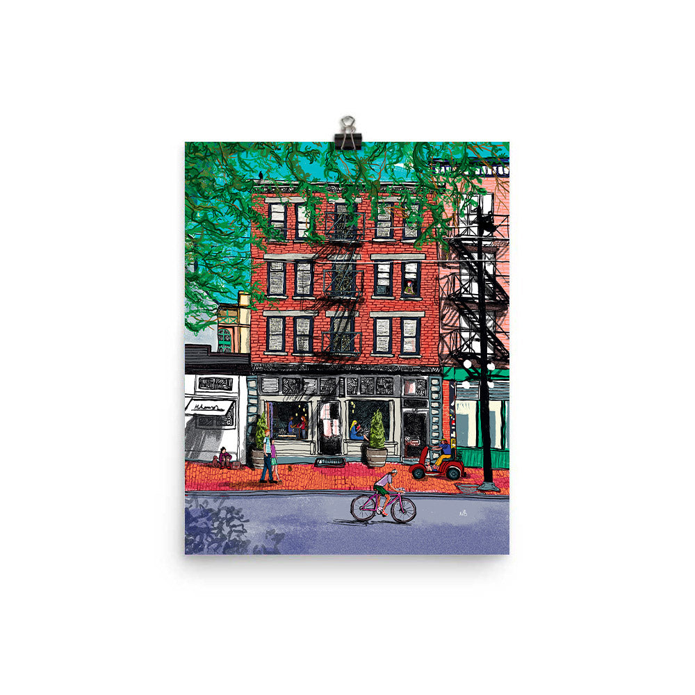 11x14 The City is Alive Artwork by Nathan Gowsell Creative