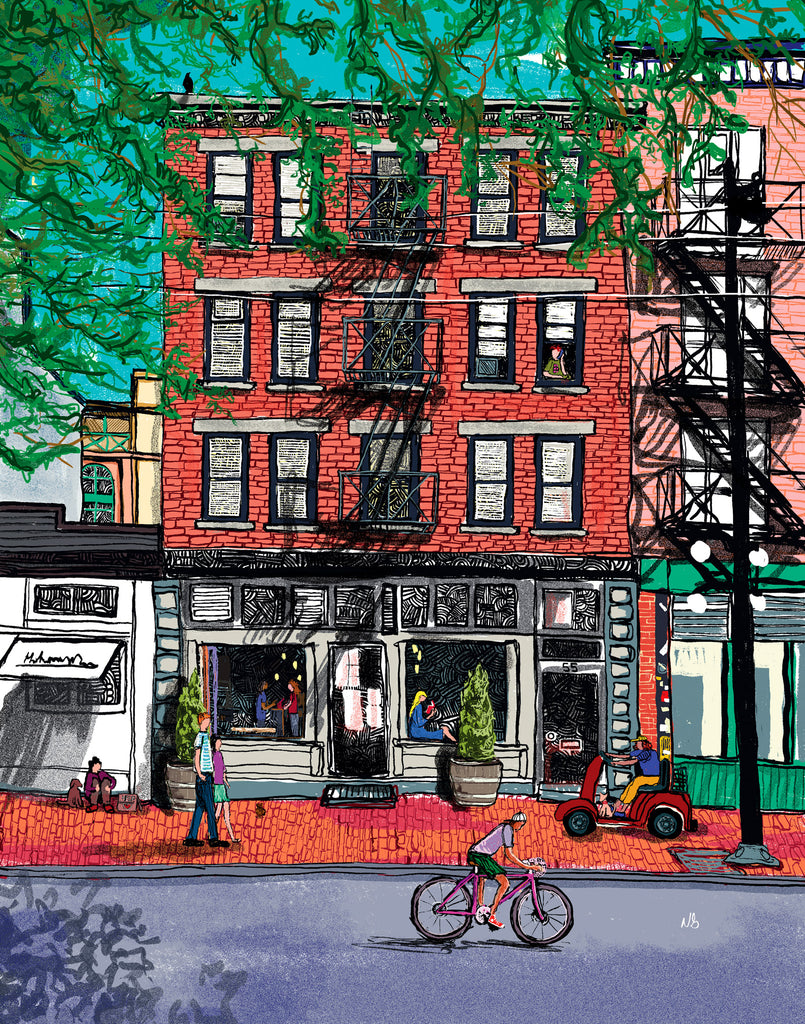 The City is Alive digital art print by Nathan Gowsell Creative