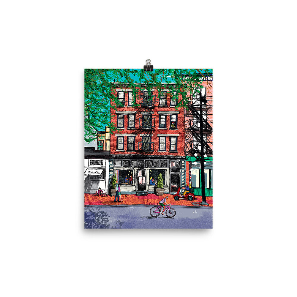 8x10 The City is Alive Artwork by Nathan Gowsell Creative