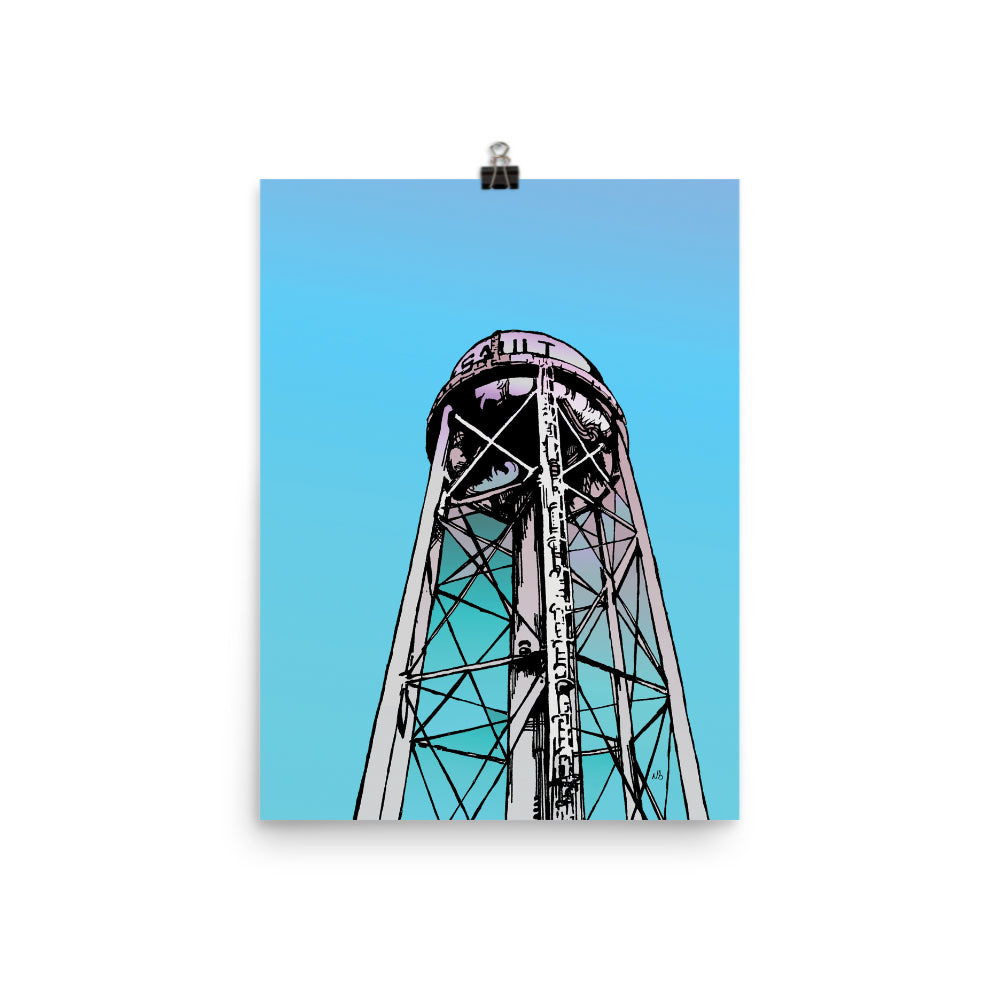 Long Sault Water Tower 12x16